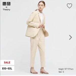 Uniqlo x Theory Ultra Light Tucked Easy Trousers XXL NWT